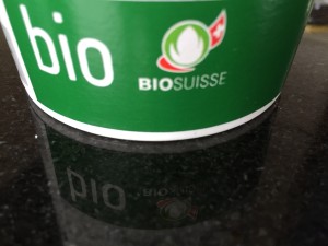 Bio-Produkte boomen, photo taken by ces
