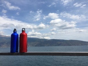 Die Alu-Flaschen aus dem Hause SIGG sind längst nicht mehr nur bei Bergsteigern beliebt, photo taken by robs